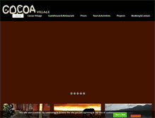 Tablet Screenshot of cocoa-village.com